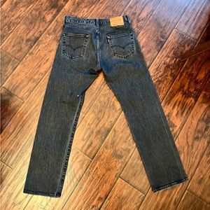 Black Stonewash Levi 501’s